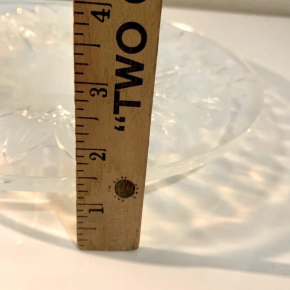 12” Art Deco Opalescent Art Glass Plate w/ Sunflower by Designer Pierre D’Avesn - Picture 14 of 14